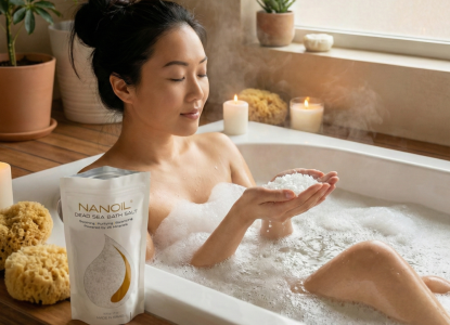 nanoil Sal de banho do Mar Morto