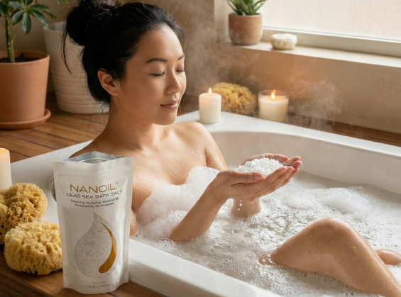 nanoil Sal de banho do Mar Morto