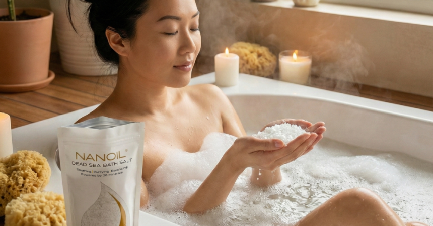 nanoil Sal de banho do Mar Morto